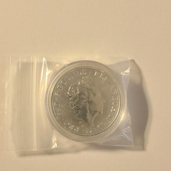 2021 Queens Beast White Greyhound Of Richmond BU 2oz Silver .9999 Fine - Picture 4 of 4